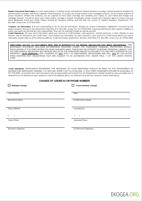 Relevé hypothécaire de la banque USA Etrade aux formats Word et PDF 3